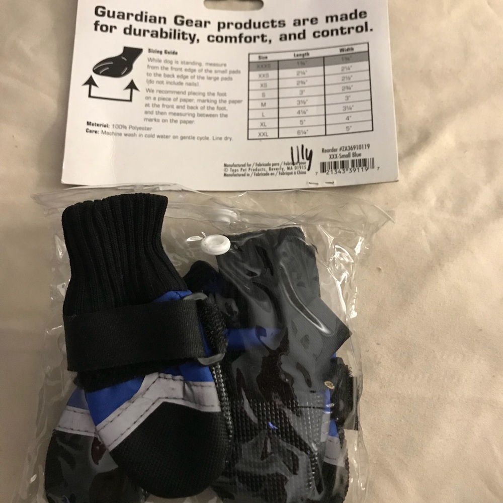 Doggie boots xxx-small